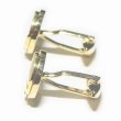 elizabeth parker エリザベスパーカー ゴールドヘリテイジチェックカフスボタン 画像3