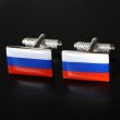 ロシア国旗カフスボタン（カフリンクス） 画像2