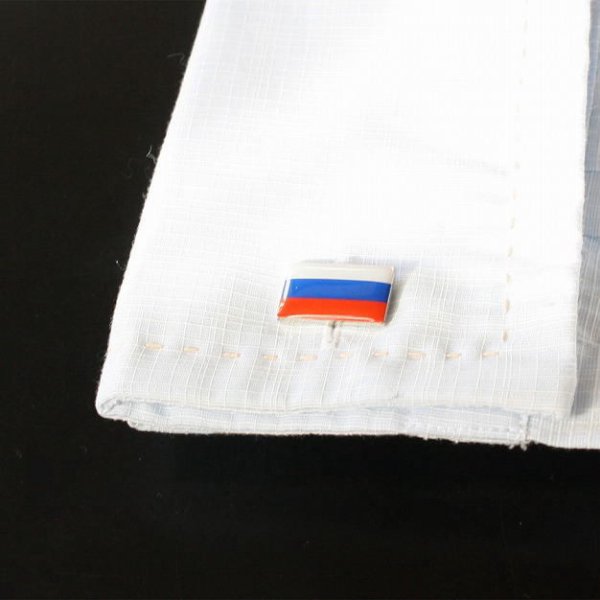 ロシア国旗カフスボタン（カフリンクス） 画像4