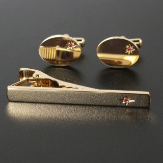 カフスボタンとネクタイピンのセット販売ーkamakura cuffs-kobo
