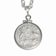 銀貨６ペンス硬貨・エリザベス２世シルバーネックレス 画像3