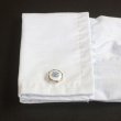 Swank & Royal Copenhagen スワンク & ロイヤルコペンハーゲン ホワイトブルーデザイン1カフスボタン 画像5