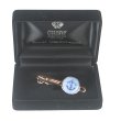 Swank & Royal Copenhagen スワンク & ロイヤルコペンハーゲン ホワイトブルーデザイン4ネクタイピン 画像6