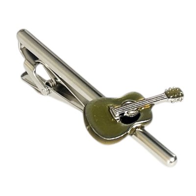画像1: SWANK スワンク ギターモチーフカフスボタン・ネクタイピンセット