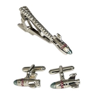 SWANK スワンク バット＆グローブカフスボタン・ネクタイピンセット