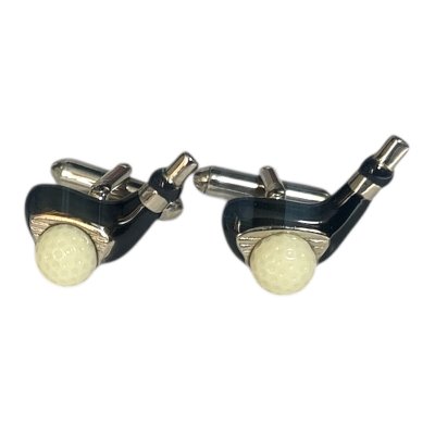 画像2: SWANK スワンク ゴルフドライバーカフスボタン・ネクタイピンセット