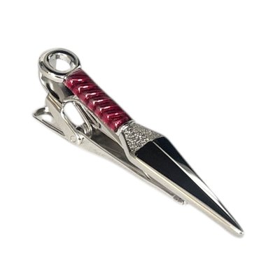 画像1: SWANK スワンク レッドくない&手裏剣カフスボタン・ネクタイピンセット