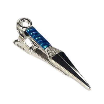 画像1: SWANK スワンク ブルーくない＆手裏剣カフスボタン・ネクタイピンセット