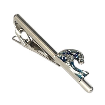 画像1: SWANK スワンク 波モチーフカフスボタン・ネクタイピンセット