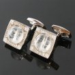 TATEOSSIAN タテオシアン シルバー925・クリスタルグローブカフスボタン（カフリンクス） 画像2