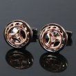THOMPSON トンプソン Cog Wheels ローズゴールドカフスボタン（カフリンクス） 画像2