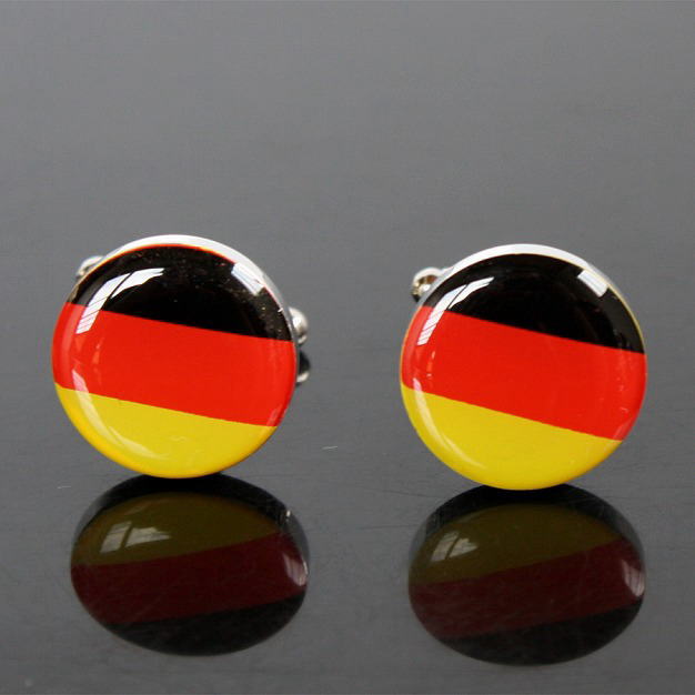 ドイツ国旗ラウンドカフリンクスを入荷