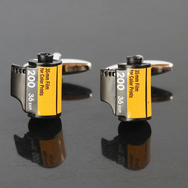 カメラフイルムカフリンクスを入荷
