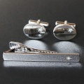 3月の誕生石アクアマリンカフス・ネクタイピンを入荷