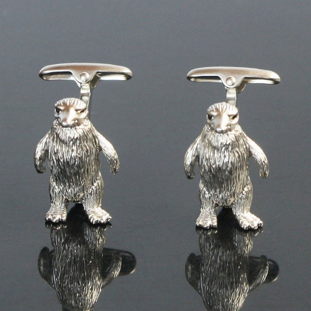 シルバーペンギンカフリンクスを入荷