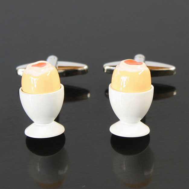 ゆで卵カフリンクスを入荷