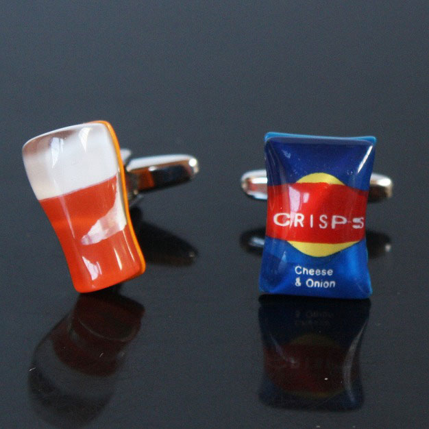 ポテトチップス＆ビアーカフリンクスを入荷