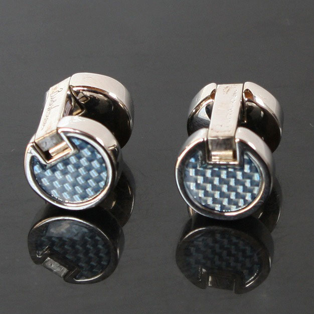 Babette Wasserman　ブルーカーボンファイバーブリッジカフリンクスを入荷