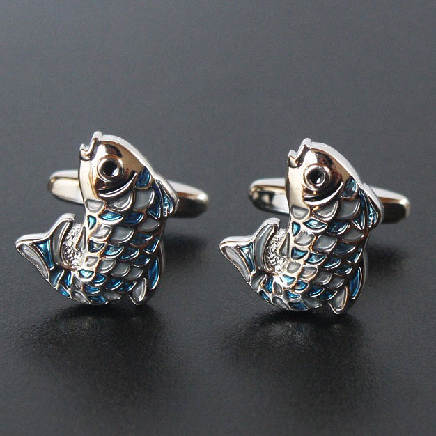 ブルーフィッシュカフスボタンを入荷