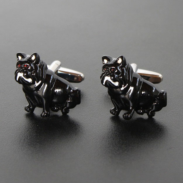 ブラックブルドックカフスボタンを入荷