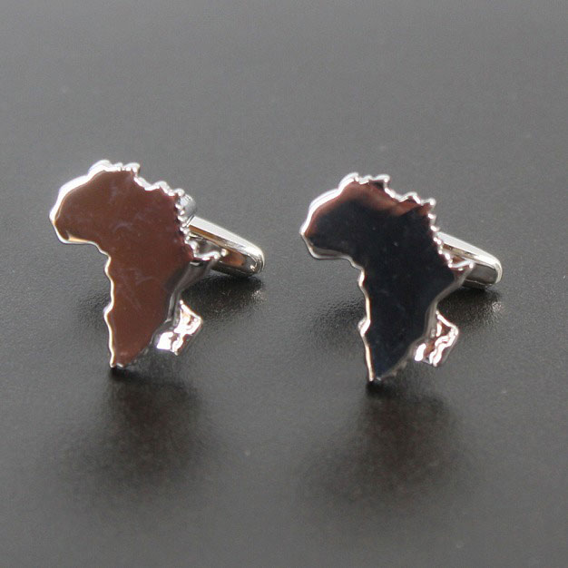 アフリカMAPカフスボタンを入荷