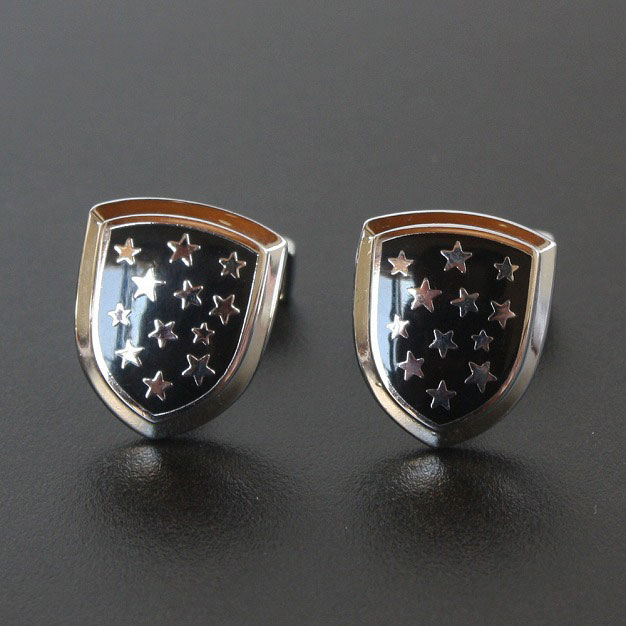 スターシールドカフスボタン カフリンクス